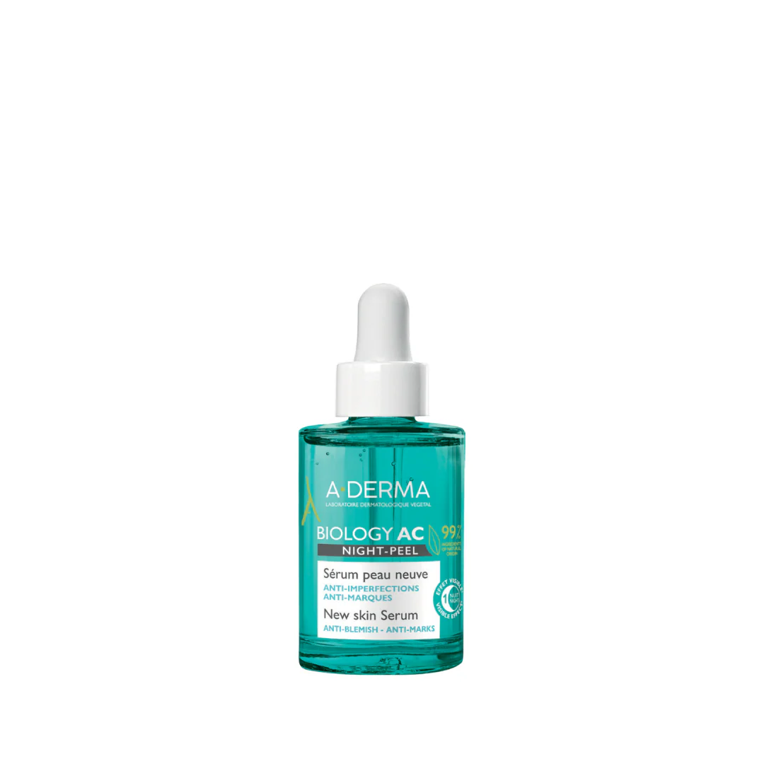 A-derma Biology AC Night Peel Anti-Blemish Serum 30ml