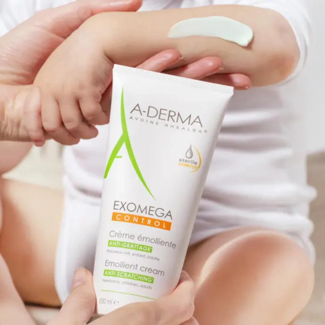 A-Derma Exomega Control Emollient Cream For Eczema Prone Skin 200ml - Image 2