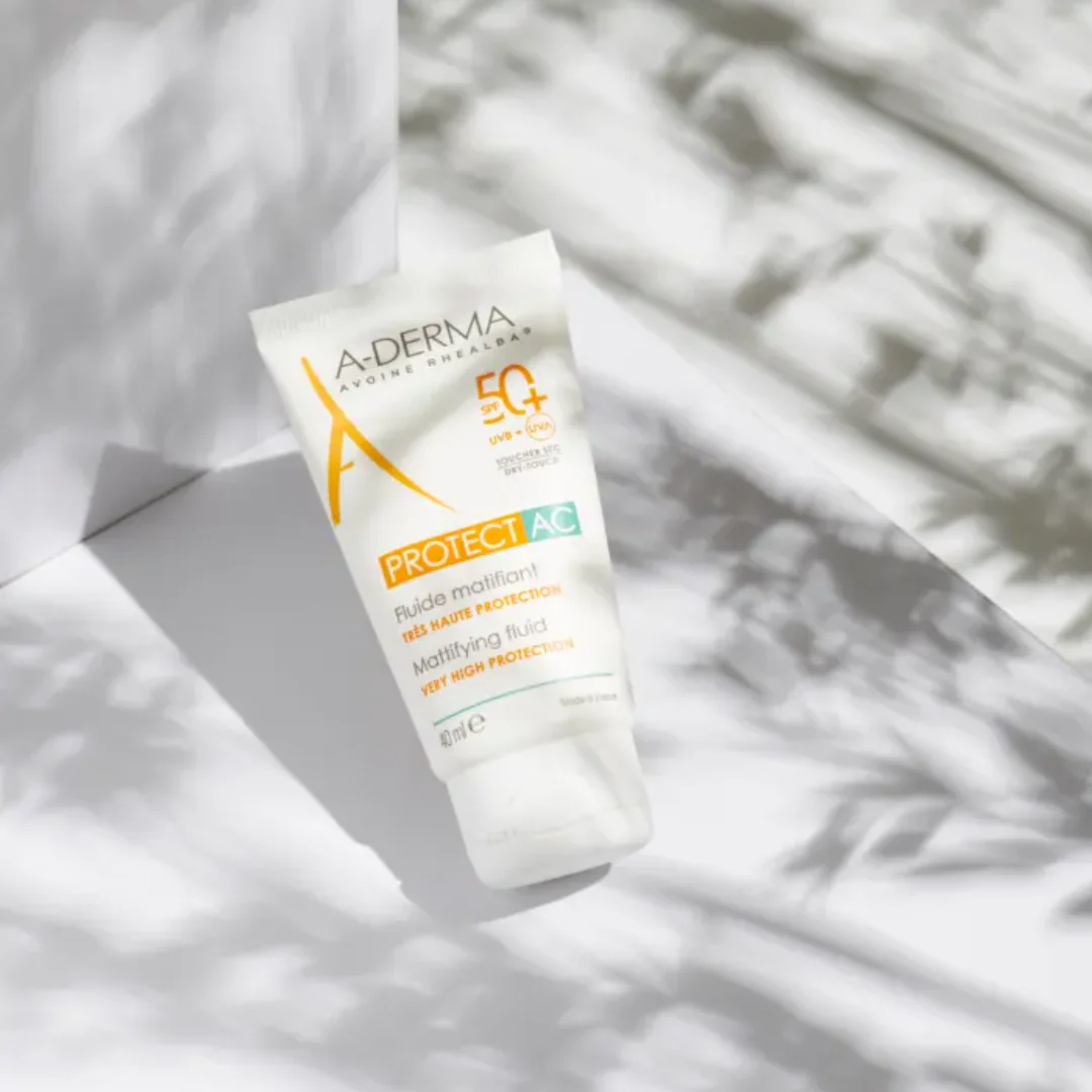 A-Derma Protect Ac Mattifying Fluid 50+ For Acne Prone Skin 40ml - Image 2