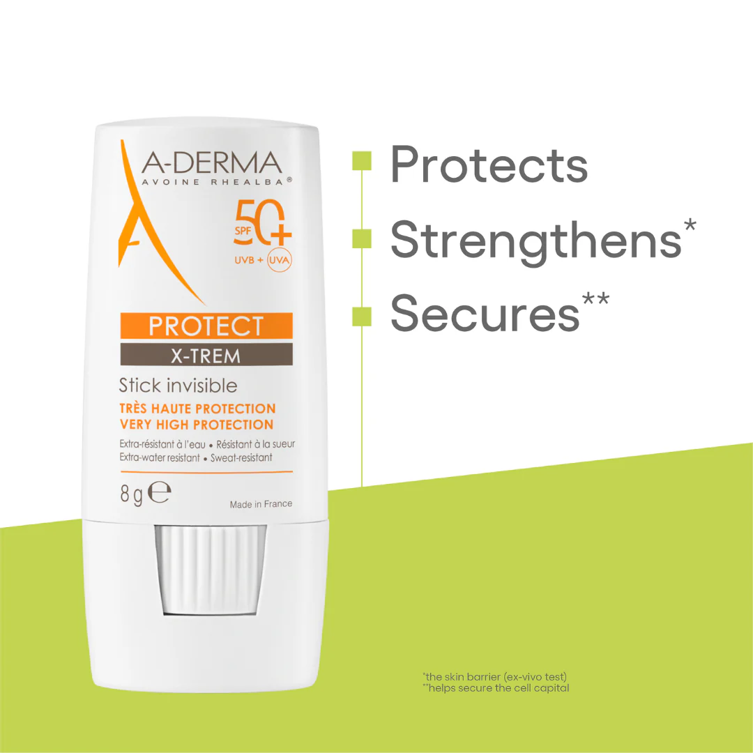 A-Derma Protect Invisible Sunscreen Stick SPF50 - Image 2