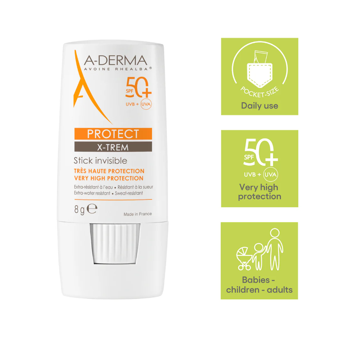 A-Derma Protect Invisible Sunscreen Stick SPF50 - Image 4