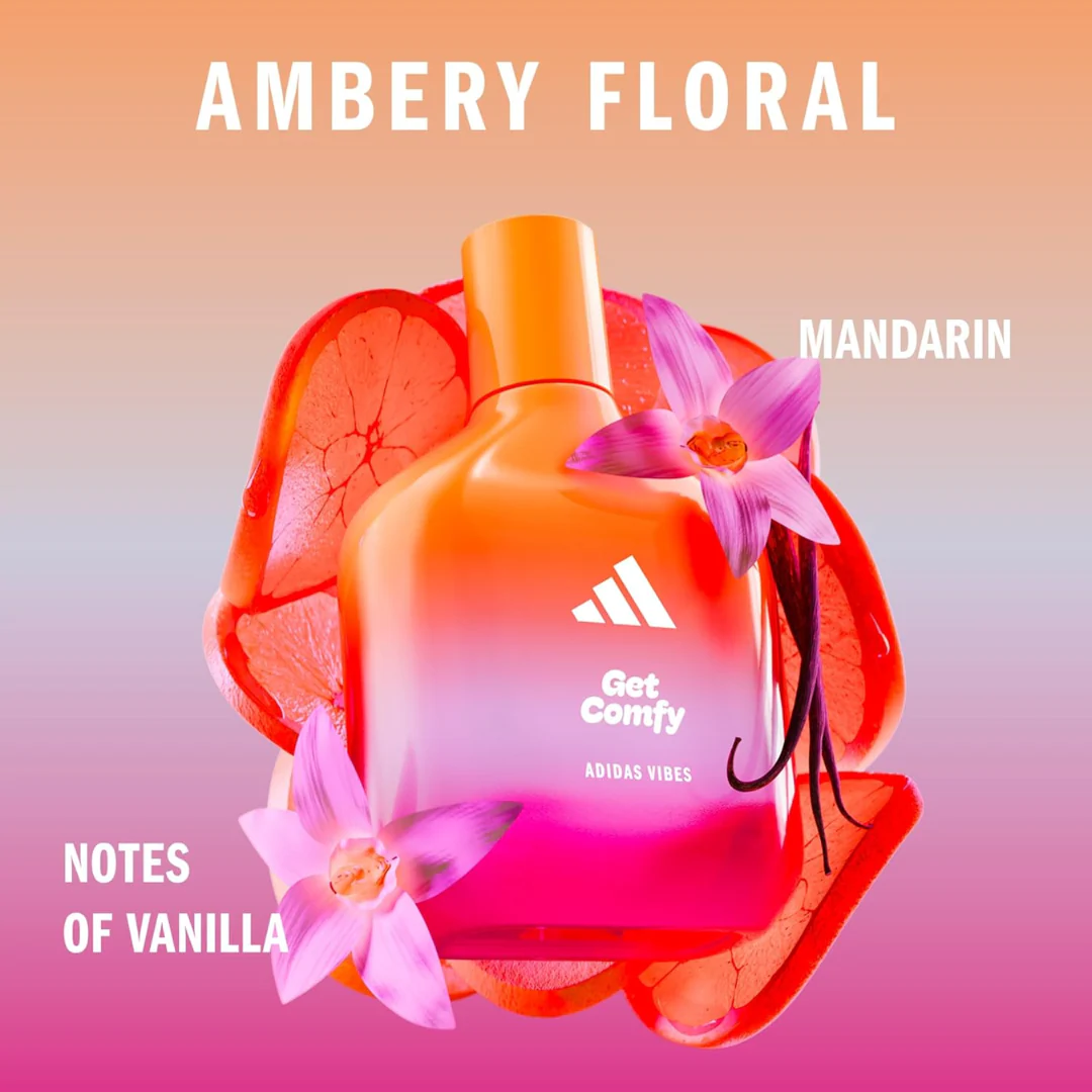 Adidas Vibes Get Comfy Eau De Parfum 100ml - Image 2