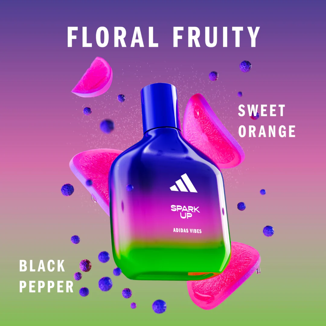 Adidas Vibes Spark Up Eau De Parfum 100ml - Image 2