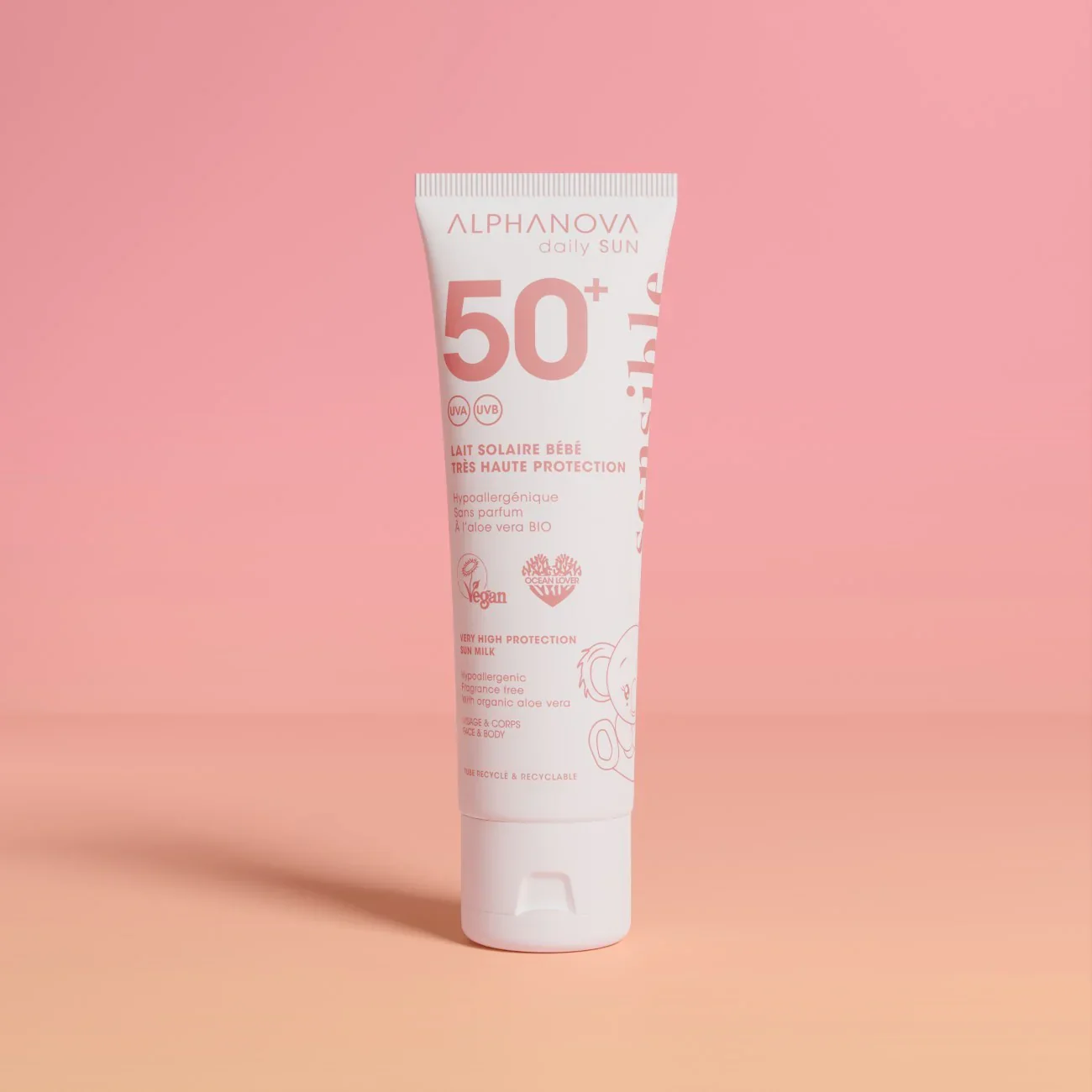 Alphanova Invisible Sun Milk Baby Spf 50+ For Sensitive Skin 50ml - Image 2