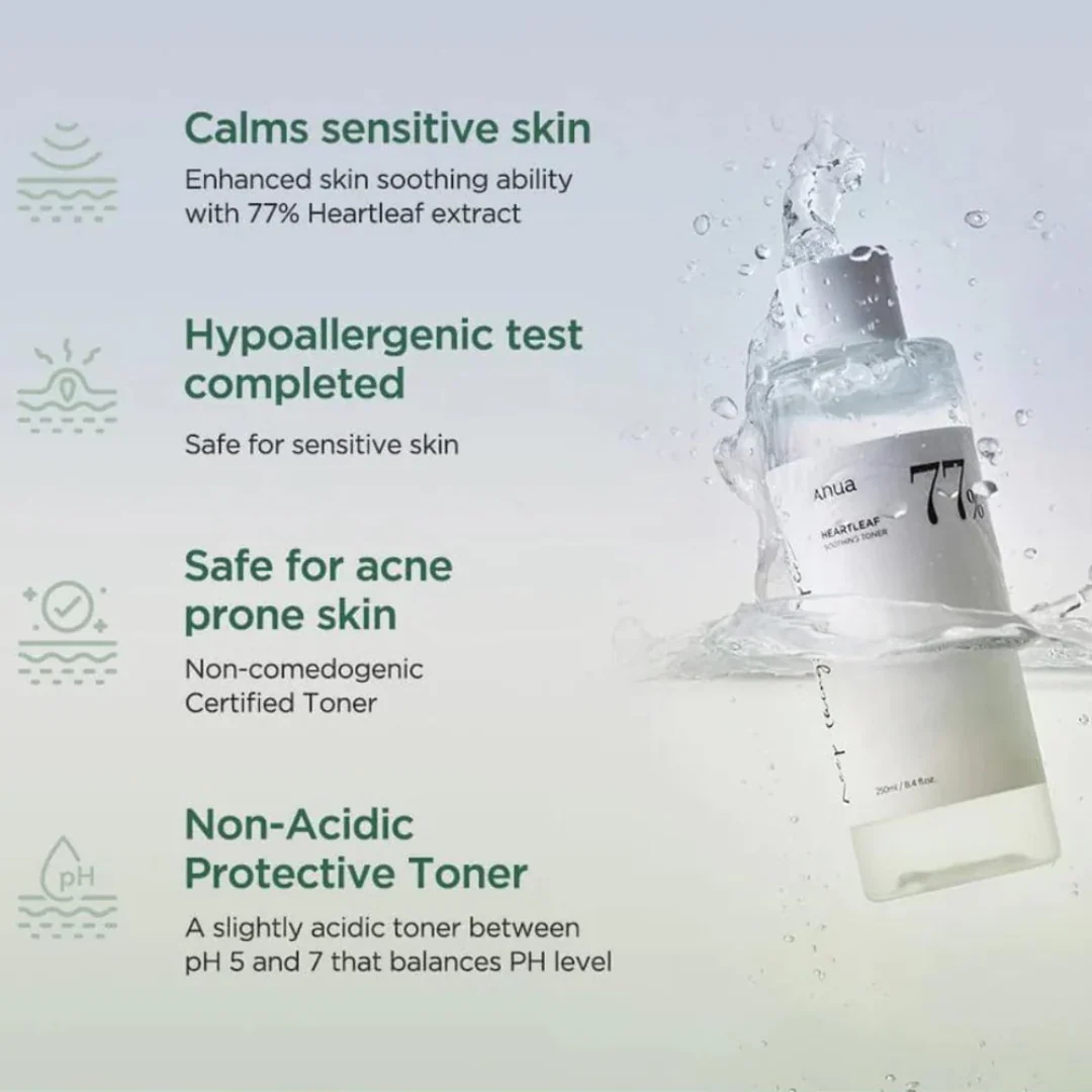Anua Heartleaf 77% Soothing Toner - Image 3