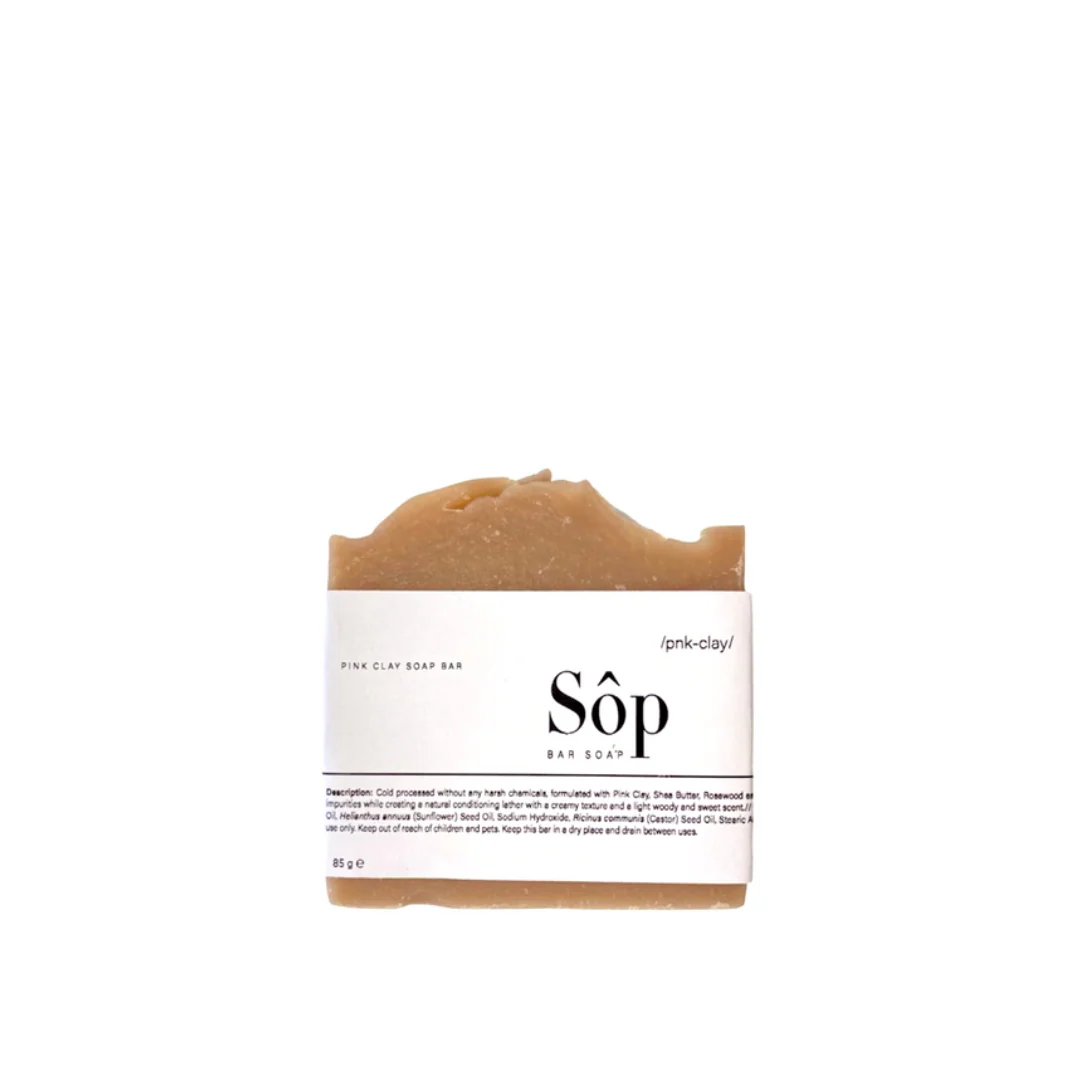 Atelier Beautanique Sop Pink Clay Bar