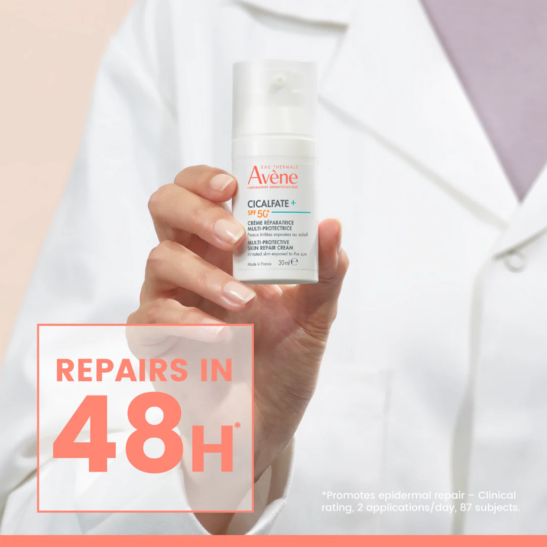 Avène Cicalfate Multi-Protective Skin Repair Cream Sun Protect SPF50+ 30ml - Image 3