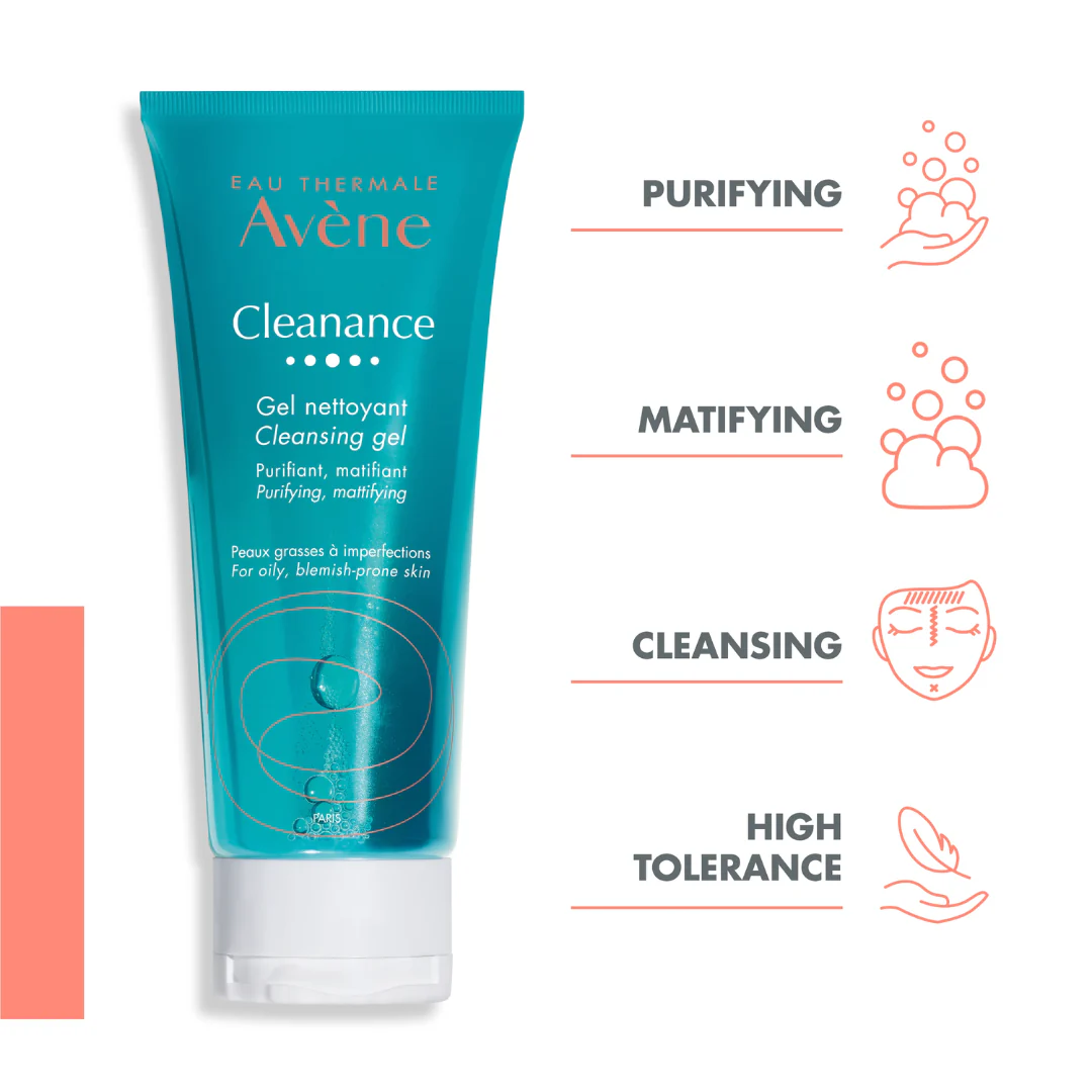 Avène Cleanance Cleansing Gel - Oily & Blemish Prone Skin - Image 3