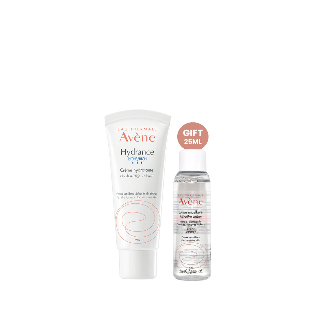 Avène Hydrance Optimale Riche + Free Micellar Lotion Set - Image 2