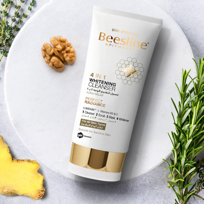 Beesline 4 in 1 Whitening Cleanser - Wash, Scrub, Mask & Radiance Booster - Image 2