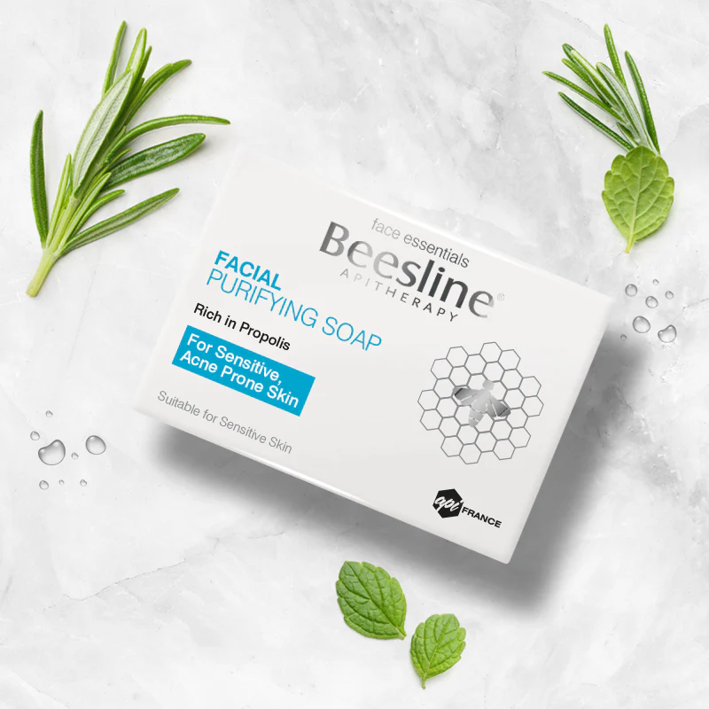 Beesline Facial Purifying Soap - For Sensitive, Dry & Oily Skin With Imperfections - Image 2