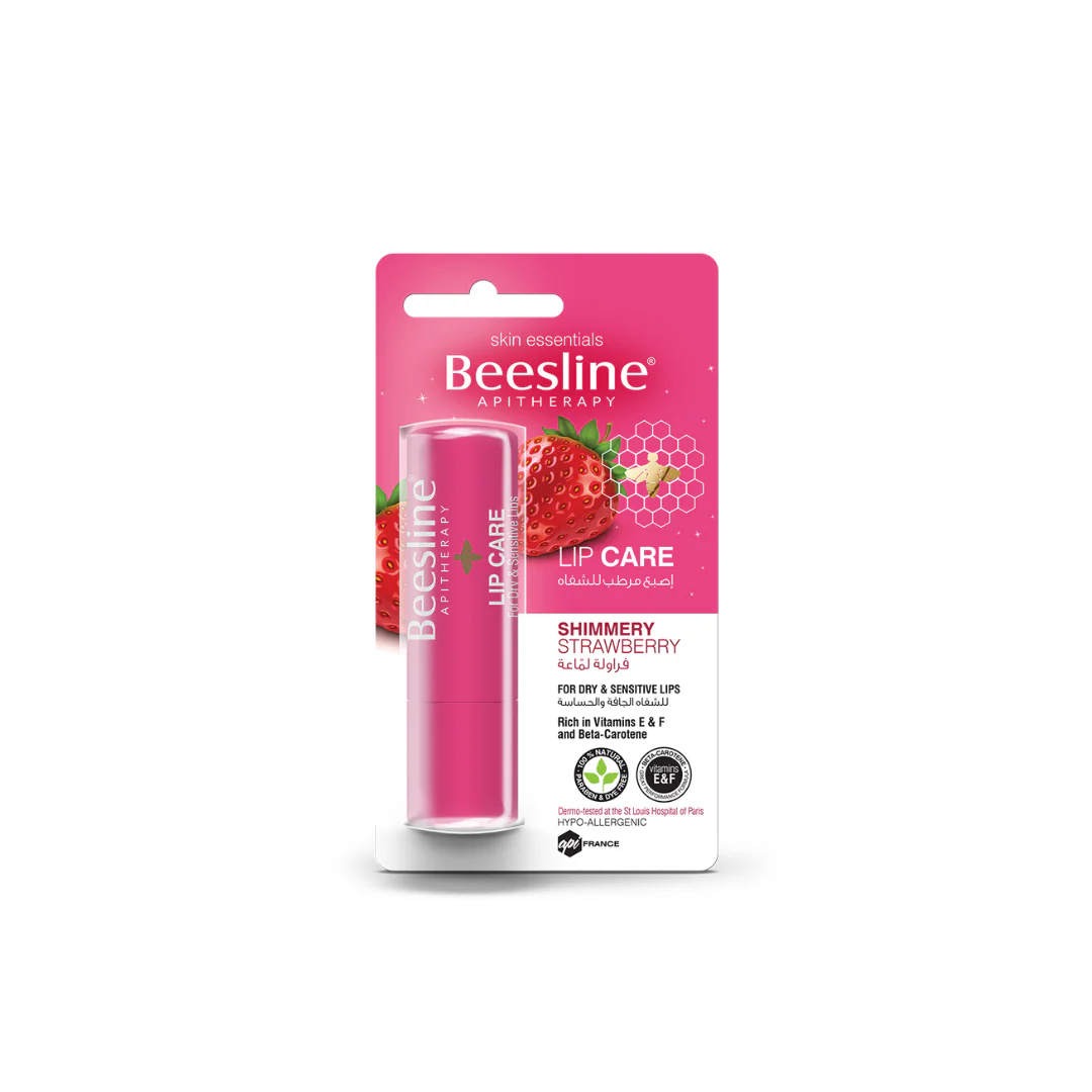Beesline Lip Care Shimmery Strawberry 4.5 g