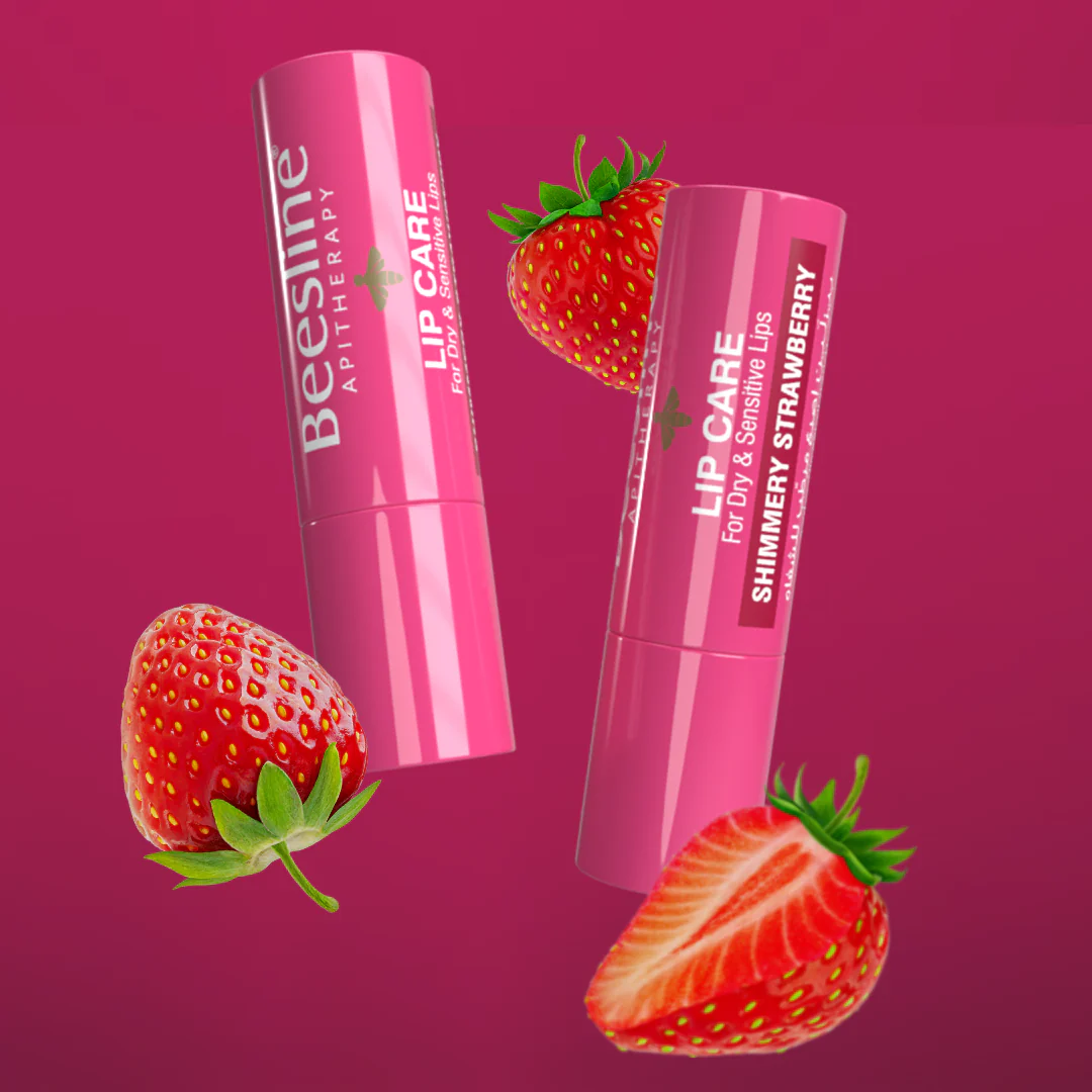 Beesline Lip Care Shimmery Strawberry 4.5 g - Image 3