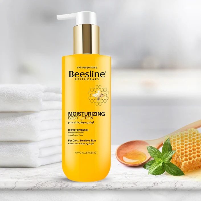 Beesline Moisturizing Body Lotion Honey & Olive Oil 400ml - Image 2