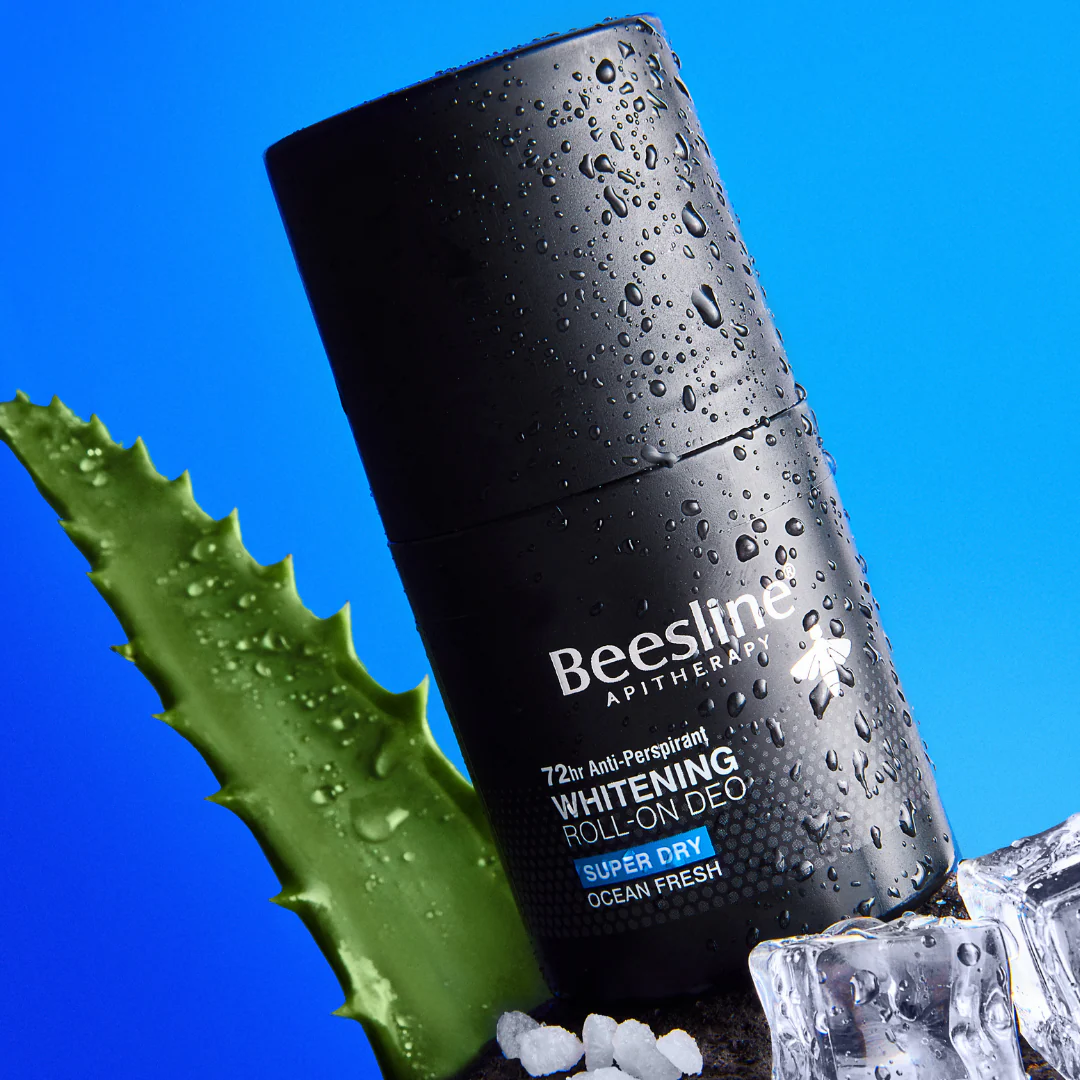 Beesline Men Whitening Roll-on Deodorant - Super Dry New Formula - Image 2
