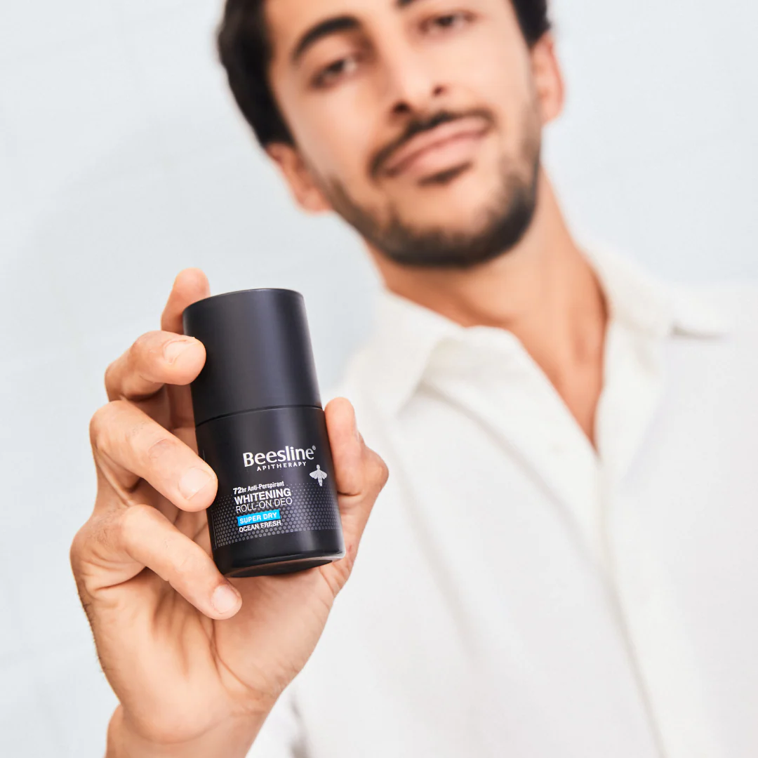 Beesline Men Whitening Roll-on Deodorant - Super Dry New Formula - Image 8