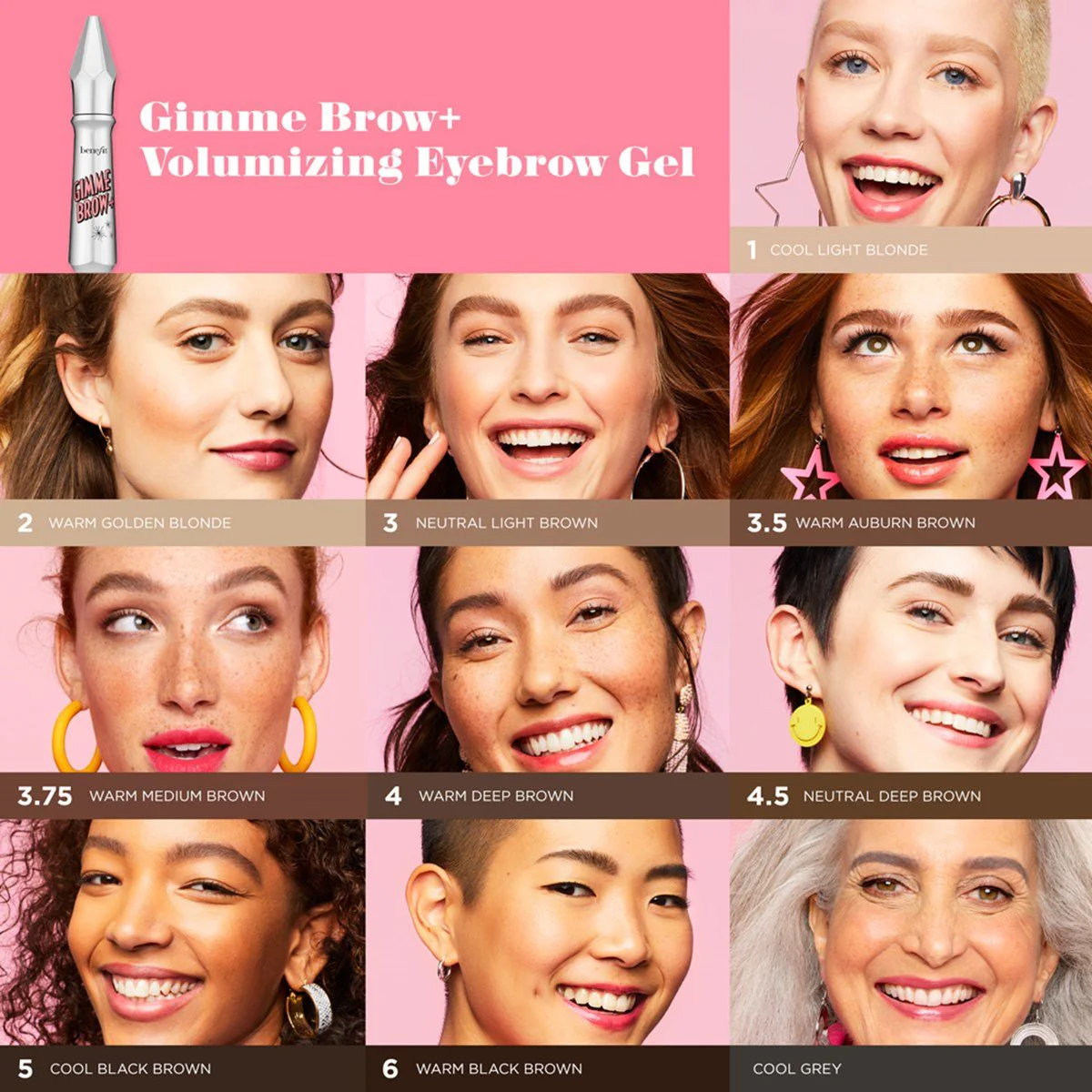 Benefit Cosmetics Gimme Brow+ Volumizing Eyebrow Gel - Image 2
