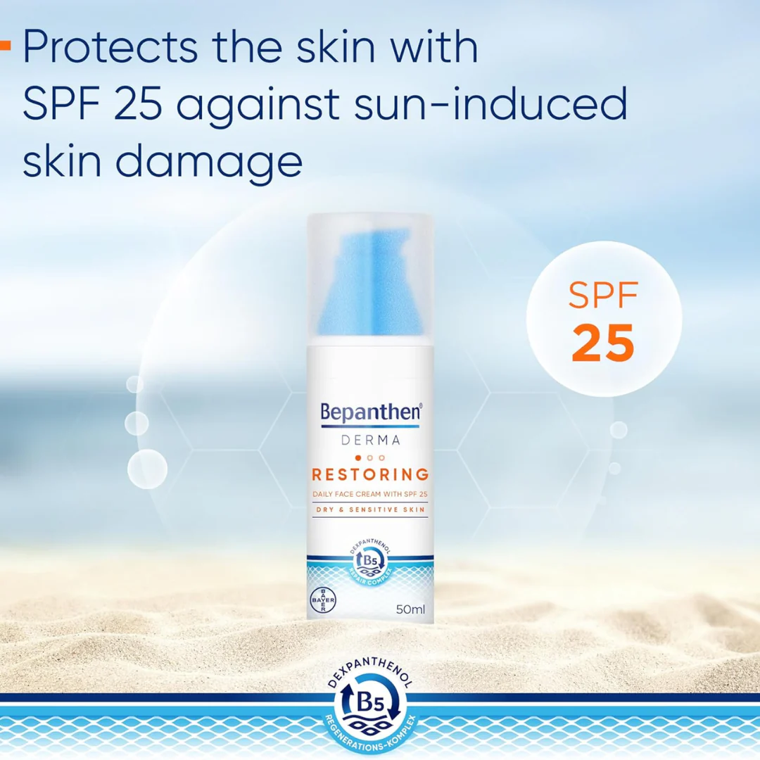 Bepanthen Derma Restoring Daily Face Cream SPF25 - Image 8