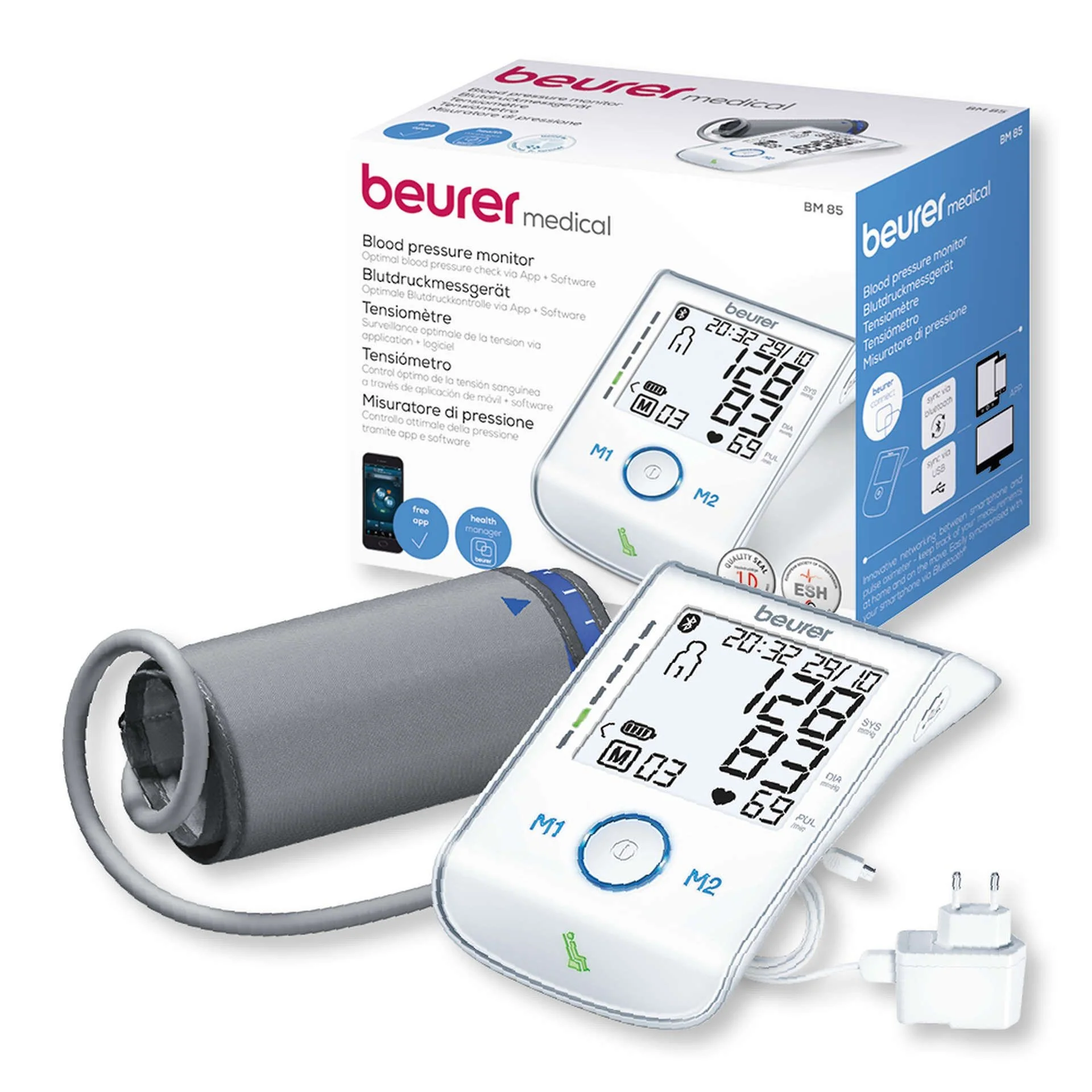 Beurer BM 85 Optimum Upper Arm Blood Pressure Monitor - Image 4