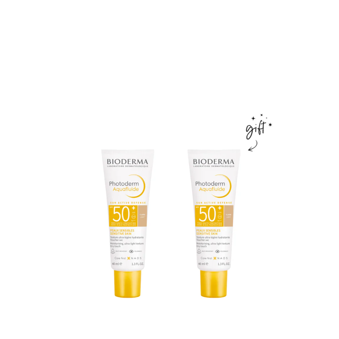 Bioderma Photoderm Aquafluid Tinted Spf 50+ Buy 1 Get 1 Bundle