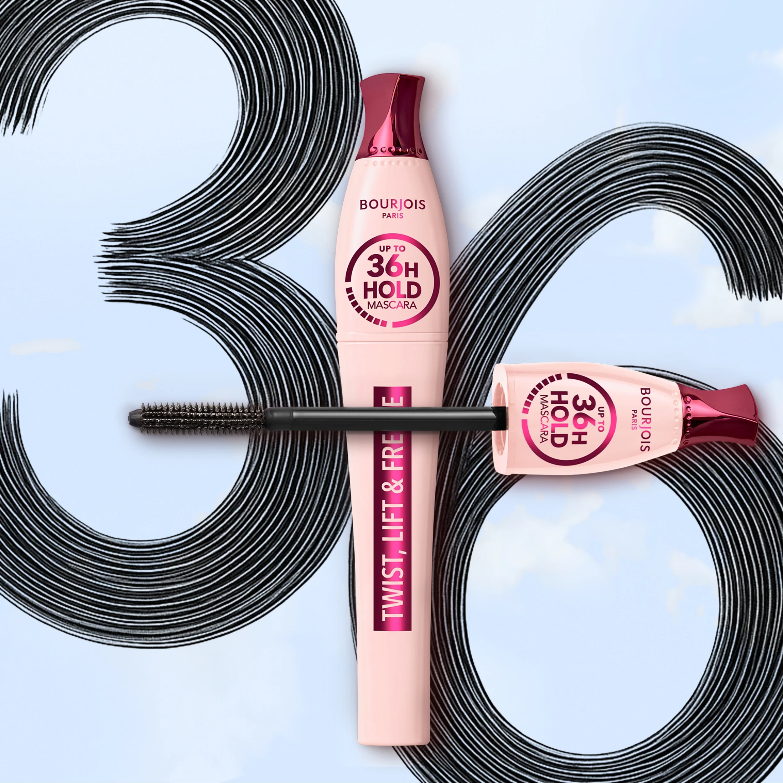 Bourjois Twist Lift & Freeze Black Mascara - Image 5