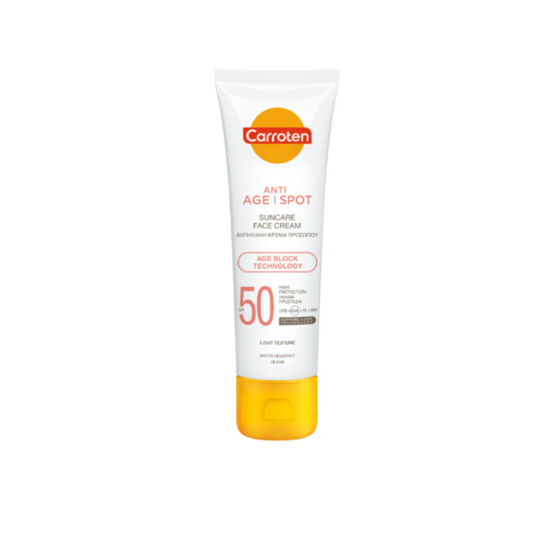 Carroten Anti-Age & Anti-Spot Suncare Face Cream Spf50