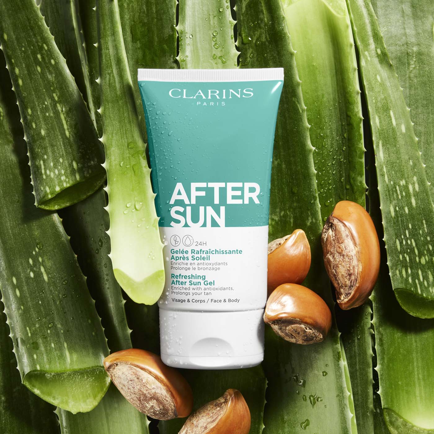 Clarins After Sun Soothing Gel For Face & Body 150ml - Image 2