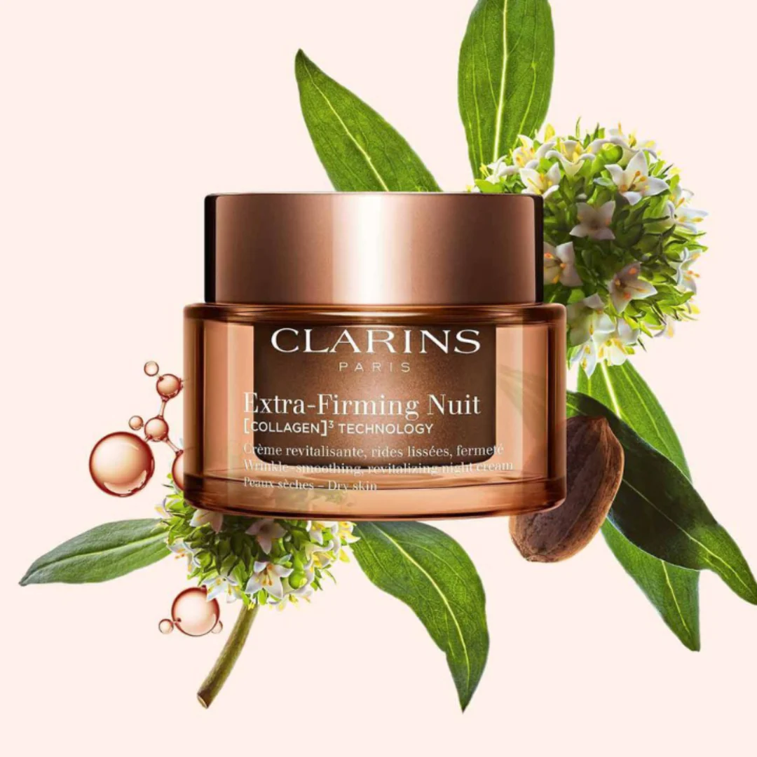 Clarins Extra Firming Night Cream Dry Skin 50ml - Image 2