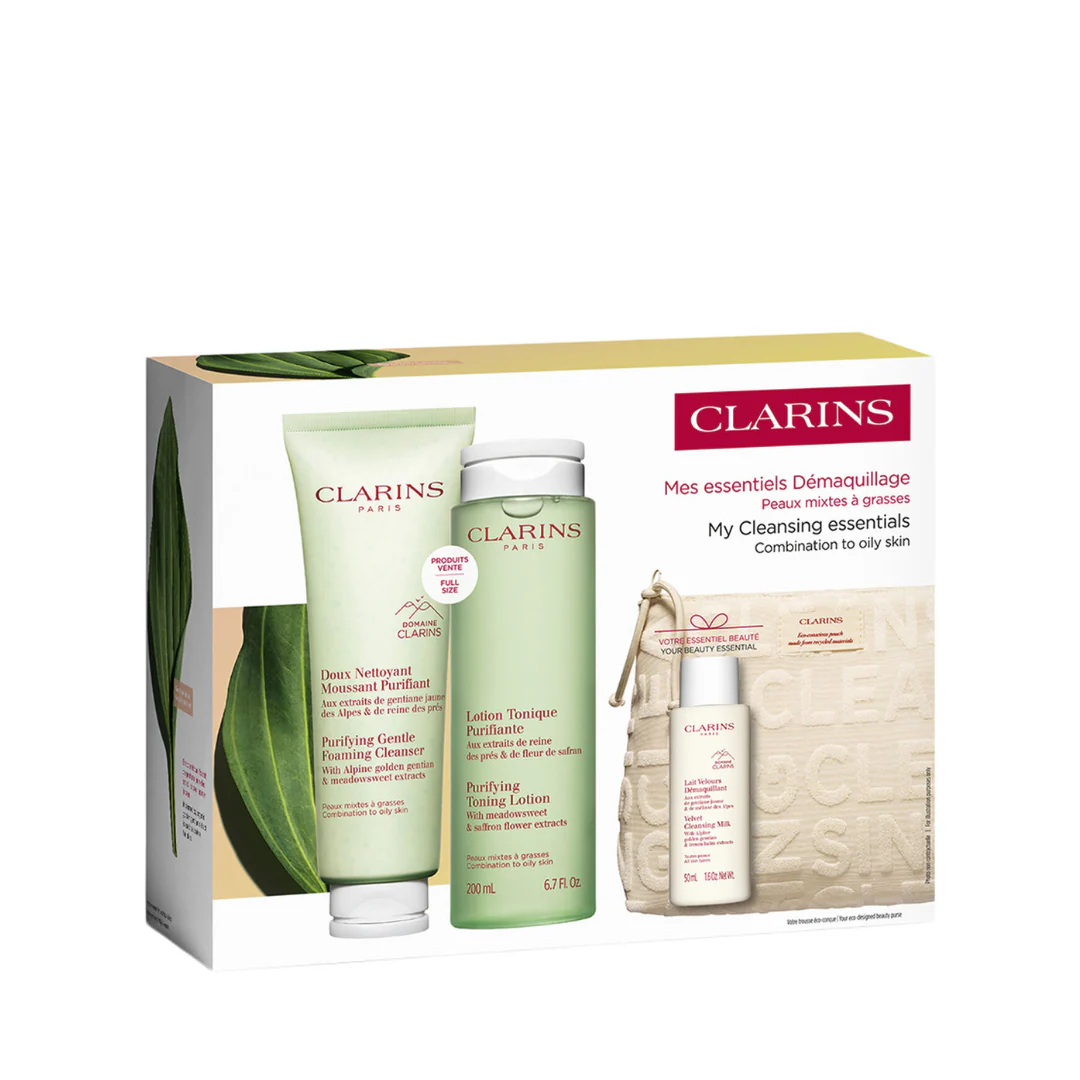 Clarins My Cleansing Essentials For Combination To Oily Skin Set