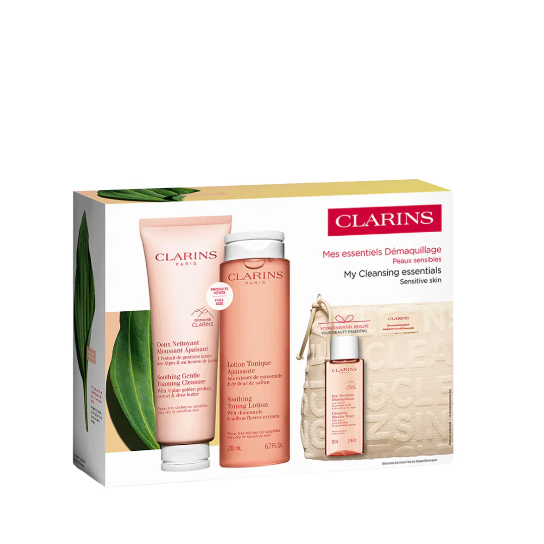 Clarins My Cleansing Essentials For Sensitive Skin Set