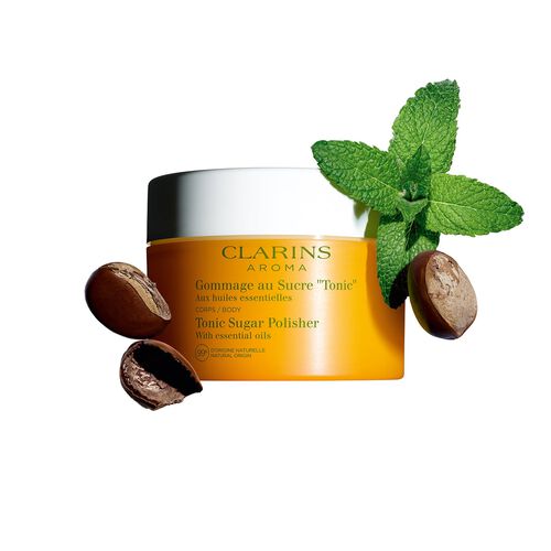 Clarins Tonic Sugar Polisher With Oils Body Scrub 250g - Image 2