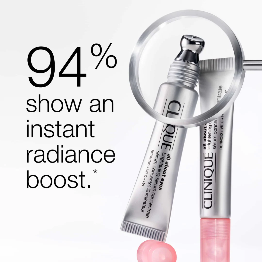 Clinique All About Eyes Brightening Serum Concentrate 10ml - Image 8