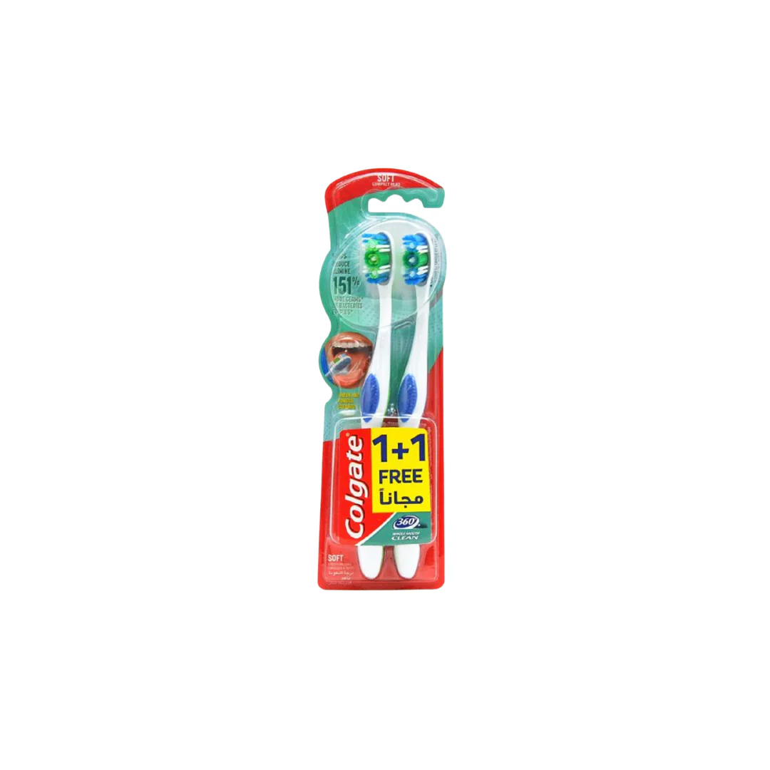 Colgate 360 Whole Mouth Clean Soft Buy 1 Get 1 Free