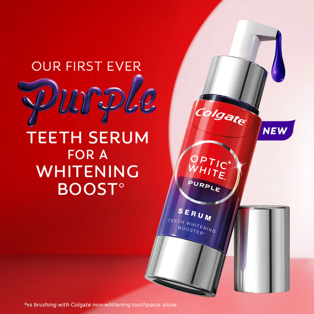 Colgate Optic White Purple Serum 40ml - Image 2
