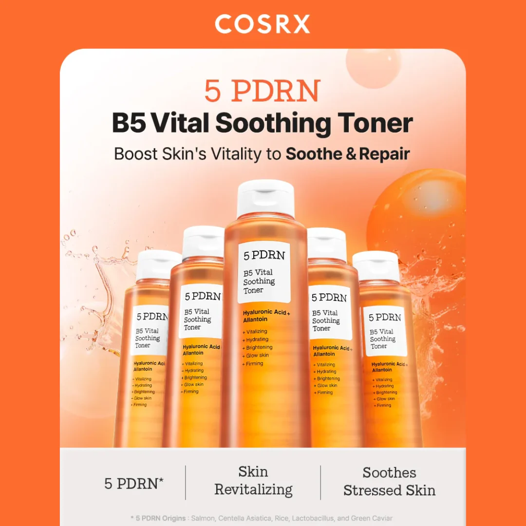 Cosrx 5 PDRN B5 Vital Soothing Toner - Image 2