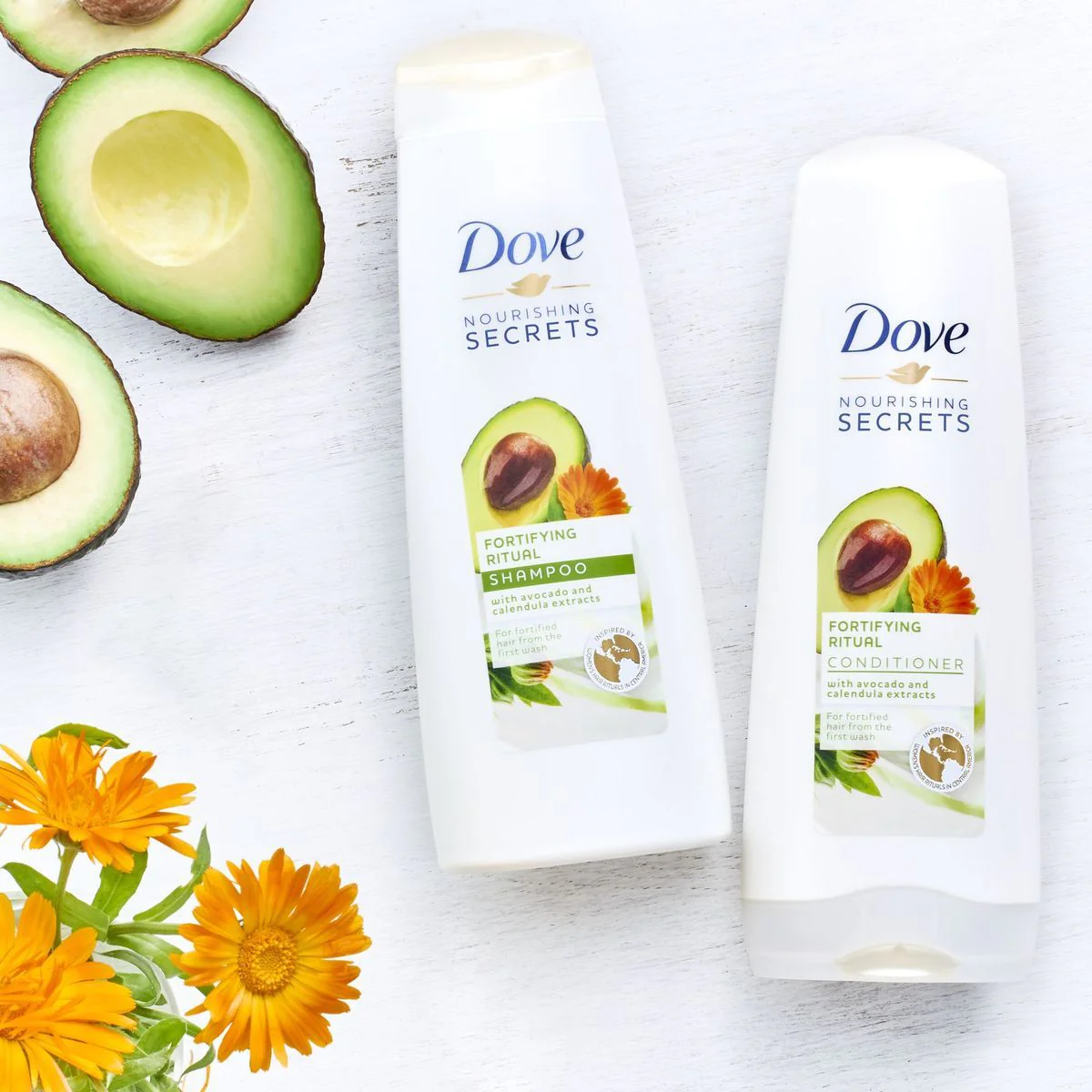 Dove Nourishing Secrets Avocado Strengthening Ritual Shampoo 400ml - Image 3