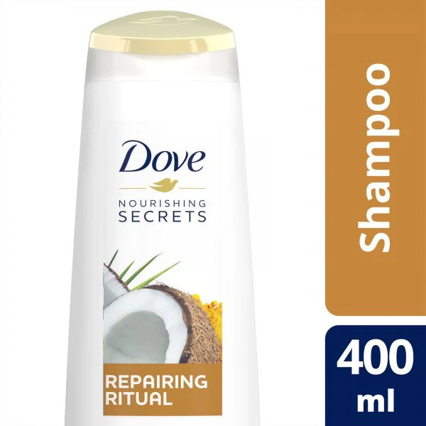 Dove Nourishing Secrets Coconut Oil Repairing Ritual Shampoo 400ml - Image 2