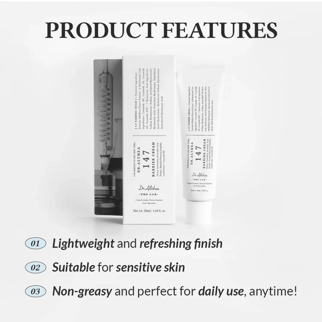 Dr Althea 147 Barrier Cream Face Moisturizer 50ml - Image 5
