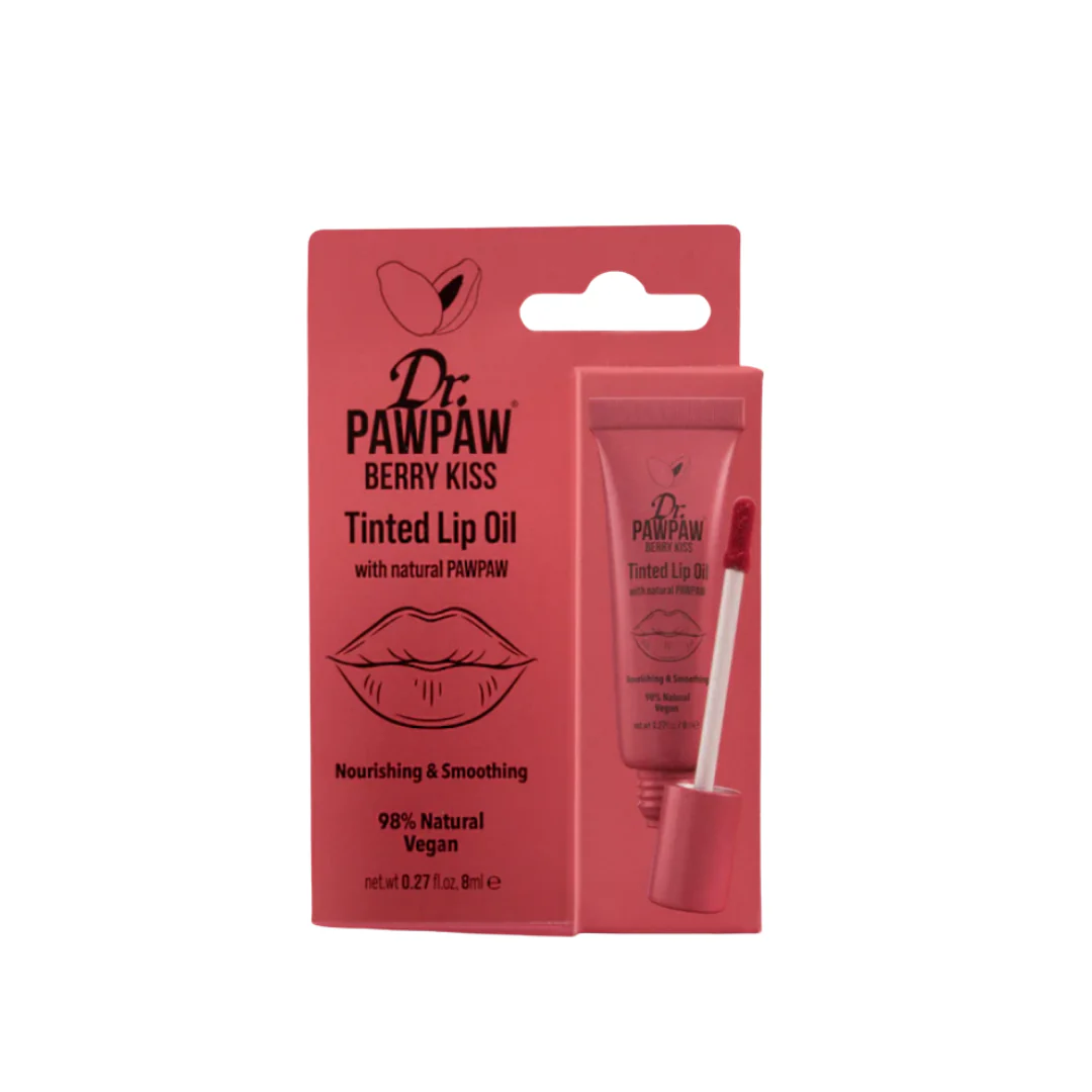 Dr Pawpaw Berry Kiss Tinted Lip Oil 8ml