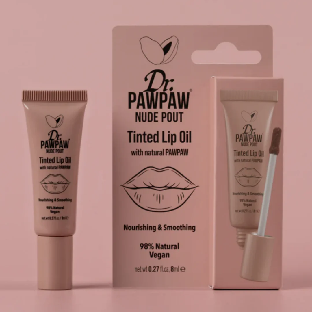 Dr Pawpaw Nude Pout Tinted Lip Oil 8ml - Image 2