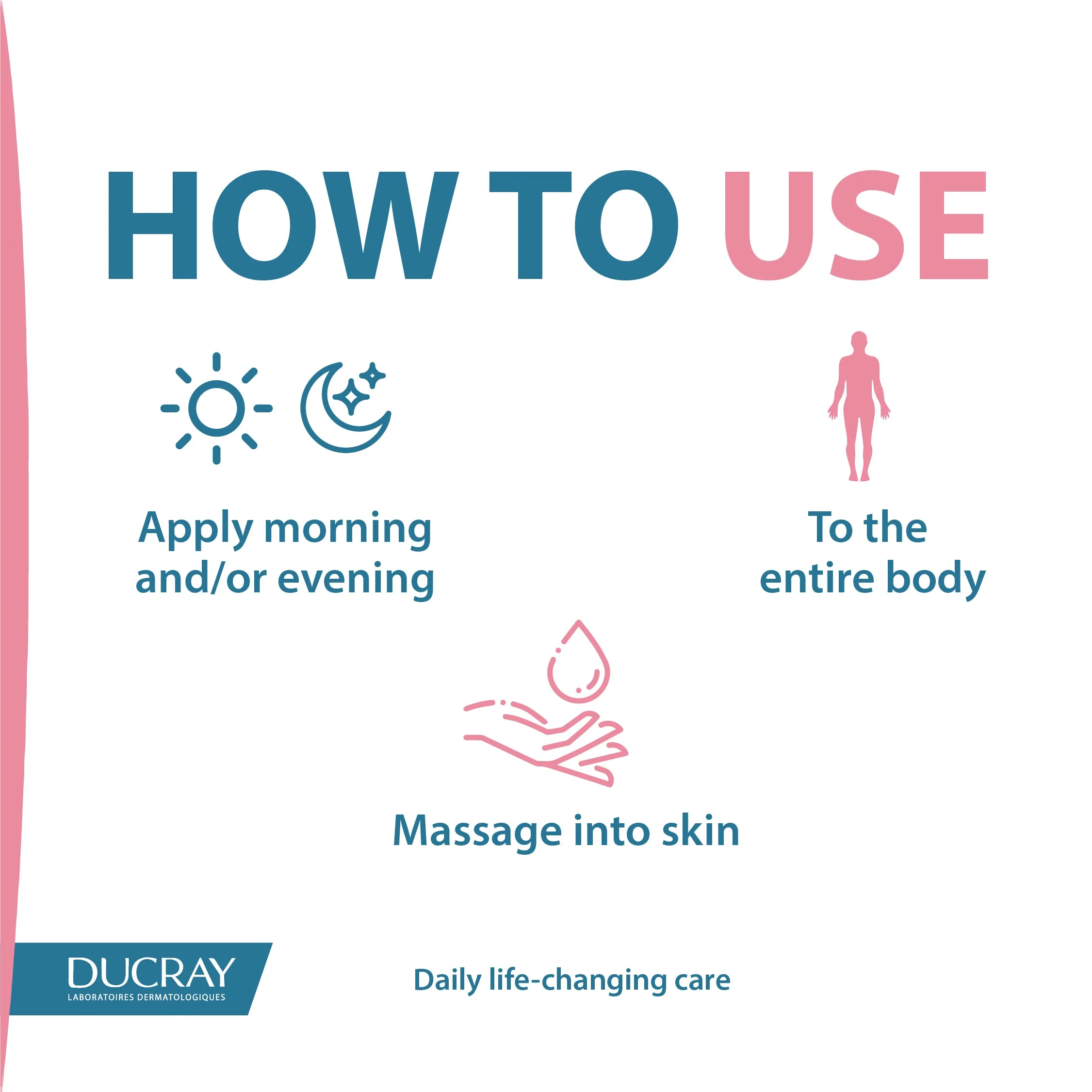 Ducray Daily Hydrating Body Care For Normal To Dry Skin 400ml - Image 3