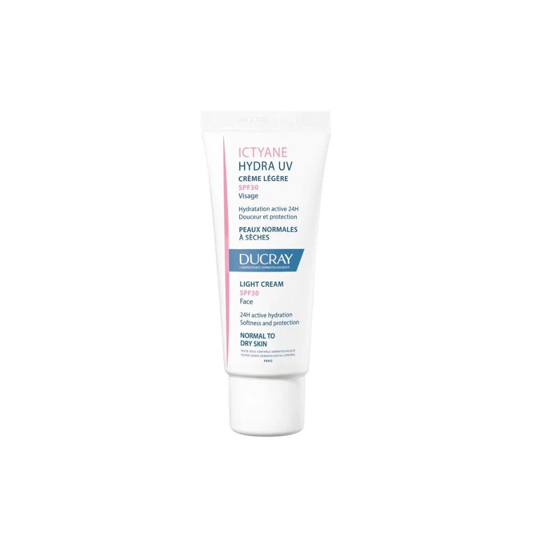 Ducray Ictyane Hydra light UV Cream Face Spf30 40ml - Image 2