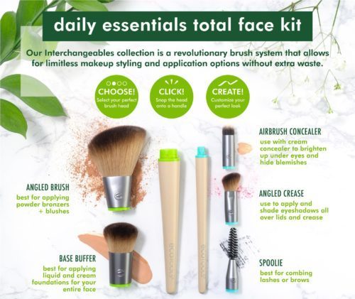 Ecotools Inter Daily Essentials Total Face Kit 5 Brushes - Image 4