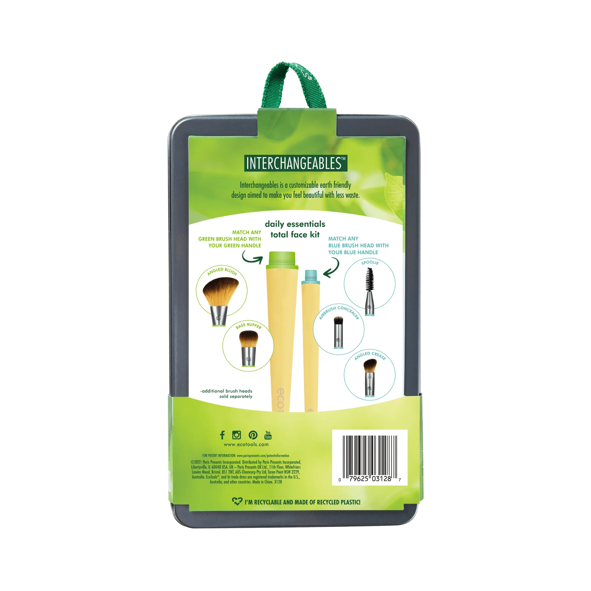 Ecotools Inter Daily Essentials Total Face Kit 5 Brushes - Image 6
