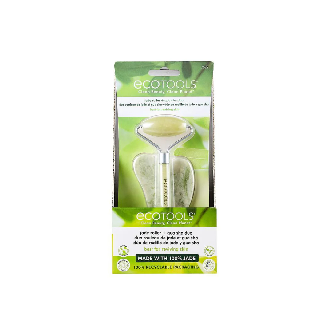 Ecotools Roller Jade + Guasha Stone Duo 2pcs - Image 2