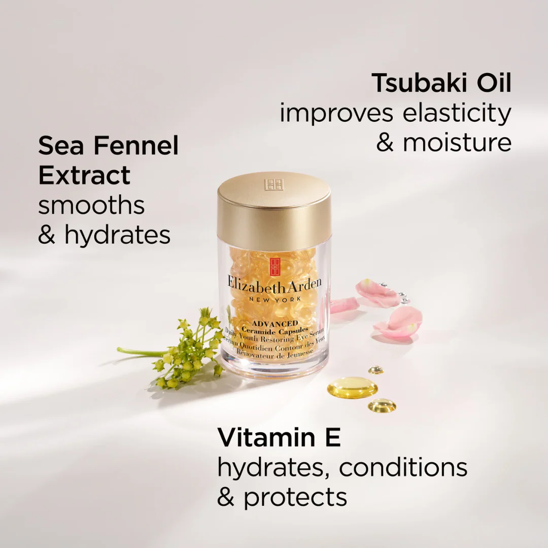 Elizabeth Arden Ceramide Advanced Eye Daily Youth Restoring Caps 60pcs - Image 4