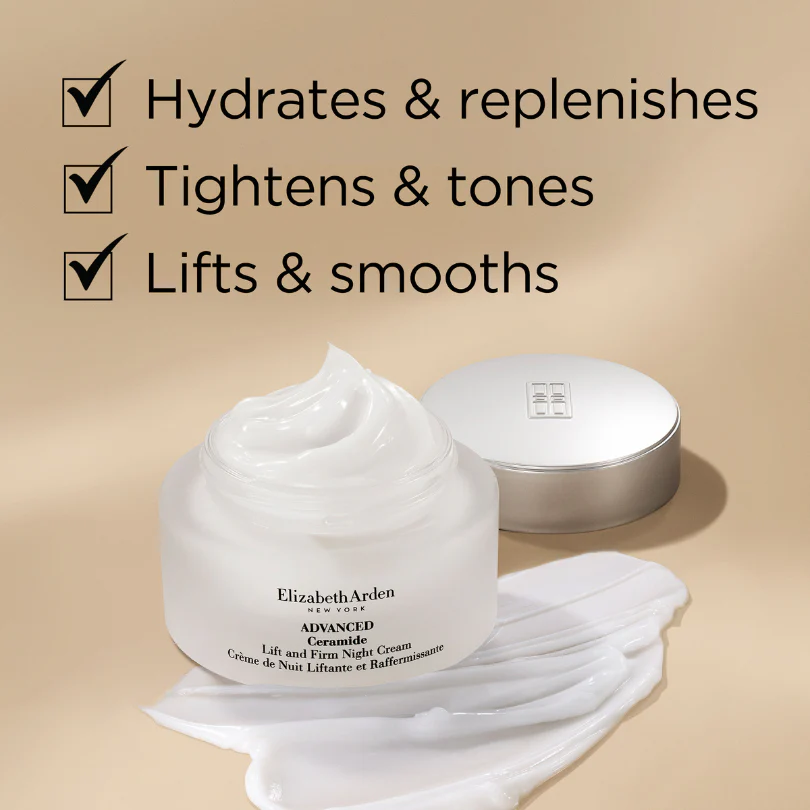 Elizabeth Arden Ceramide Lift & Firm Night Cream 50ml - Image 8