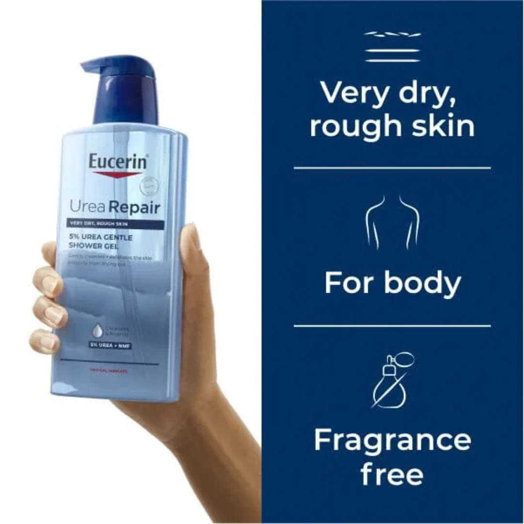 Eucerin 5% Urea Gentle Shower Gel 400ml - Image 2