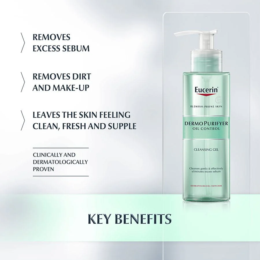 Eucerin DermoPurifyer Acne-Prone Skin Cleansing Gel - Image 4