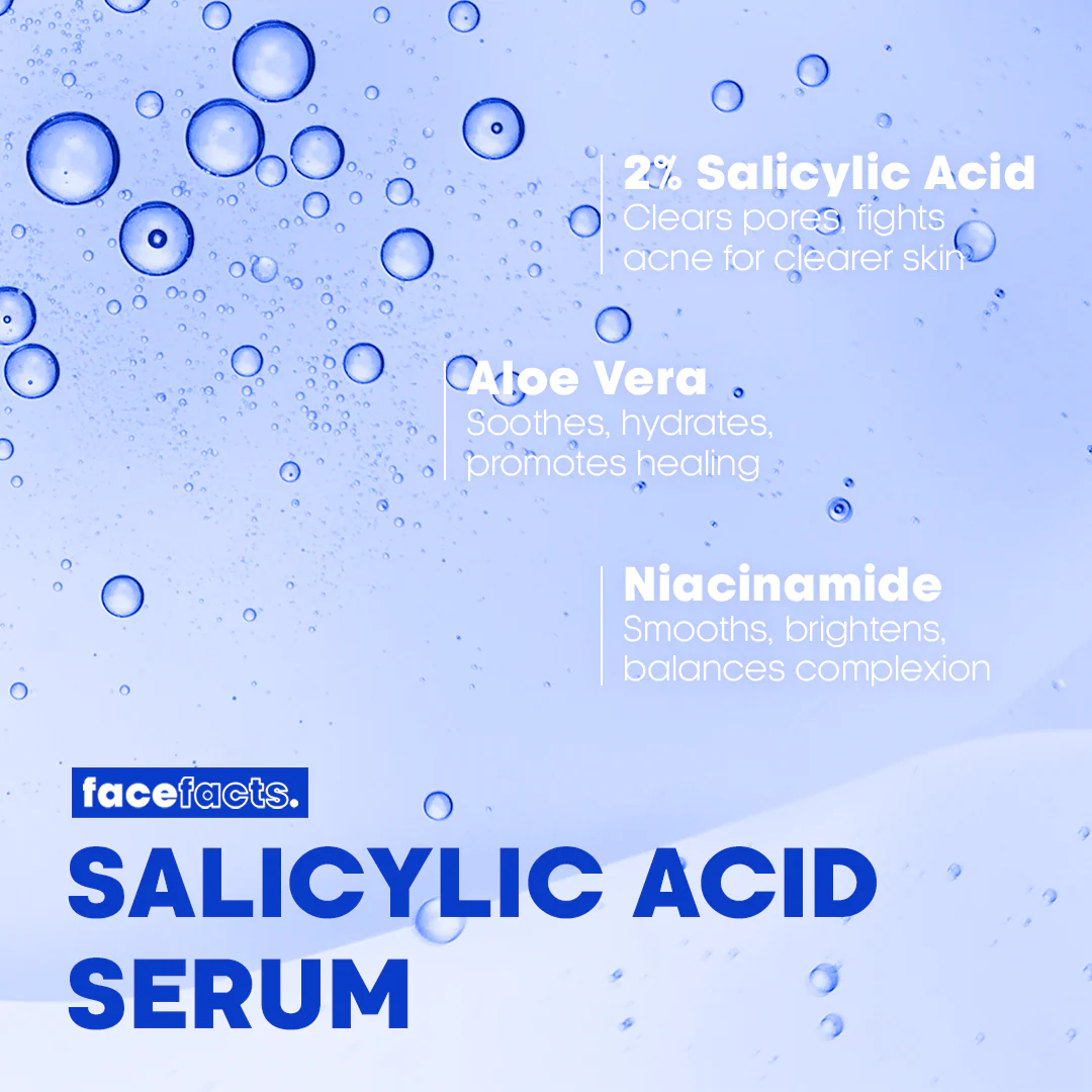 Face Facts 2% Salicylic Acid Facial Serum 30ml - Image 2